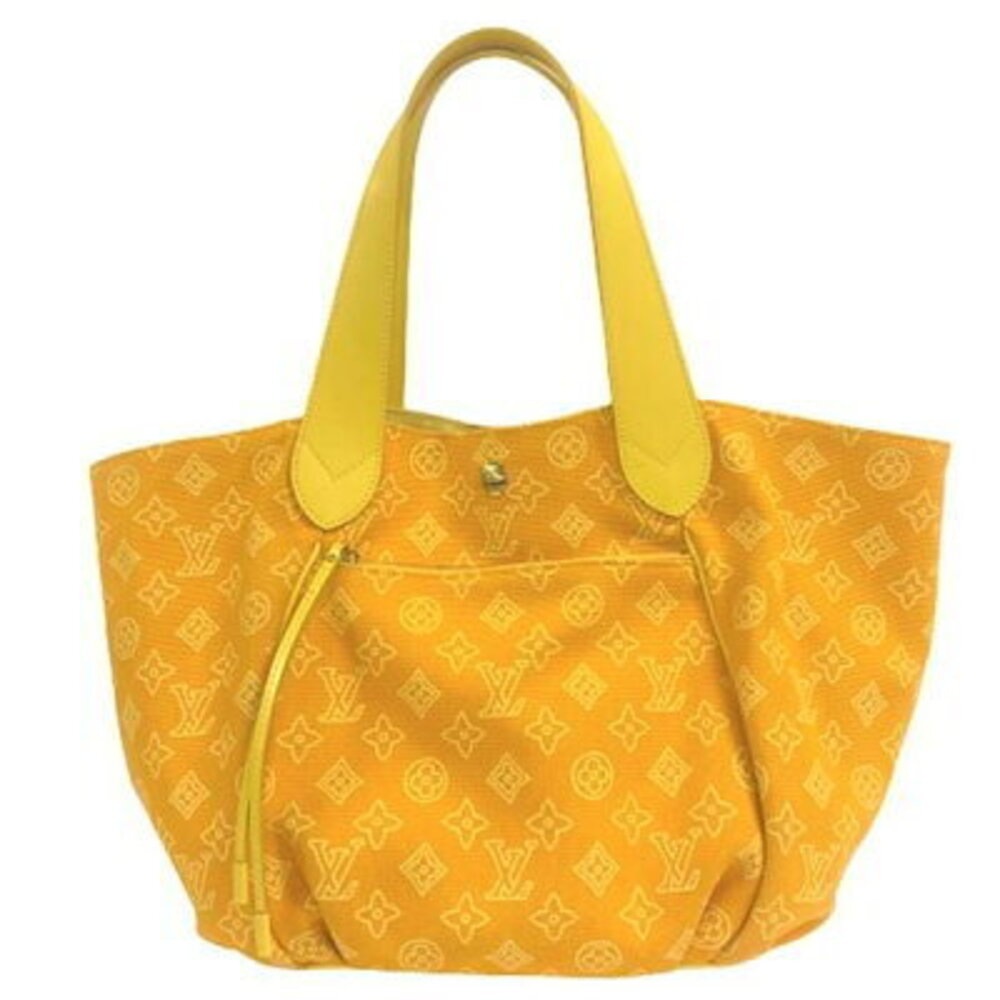 Louis Vuitton Cabas Ipanema Monogram Tote Bag Yellow Handbag
